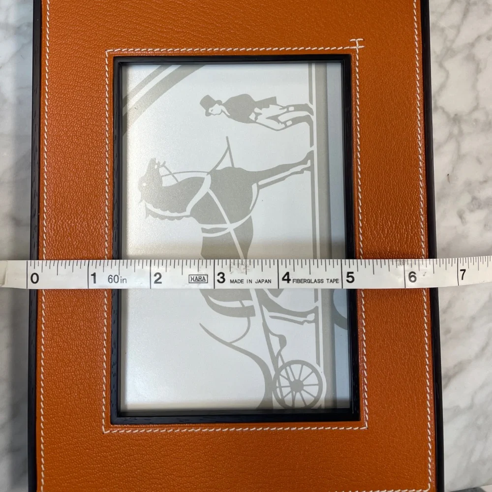 Hermes Pleiade Palissander Leather picture frame, medium